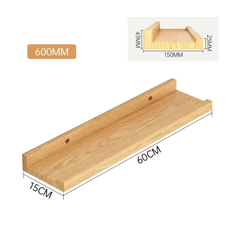 Wooden Floating Shelf Wall Mounted U-shaped Shelf Display Stand For Living Room Bathroom Kitchen Organizer Storage Rack    Home Decor Supply | Online Retail | ShoreShopper.com