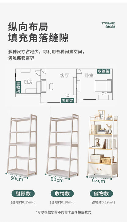 Household Multi-layer Wrought Iron Shelves Ins Wind Simple Floor Storage Display Cabinet Trapezoidal Shelf Bookshelf    Home Decor Supply | Online Retail | ShoreShopper.com