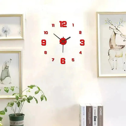 Garden Acrylic Mirror Digital Sticker Wall Clock 16"    Home Decor Supply | Online Retail | ShoreShopper.com