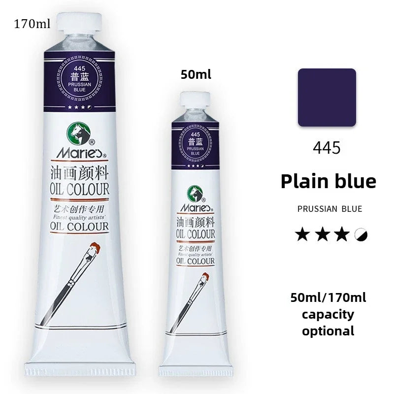 Marie's Oil Paint 170ML Oil Painting Art Creation Pigment Large Oil Paint Paint Single Commonly Used 24 Colors    Home Decor Supply | Online Retail | ShoreShopper.com