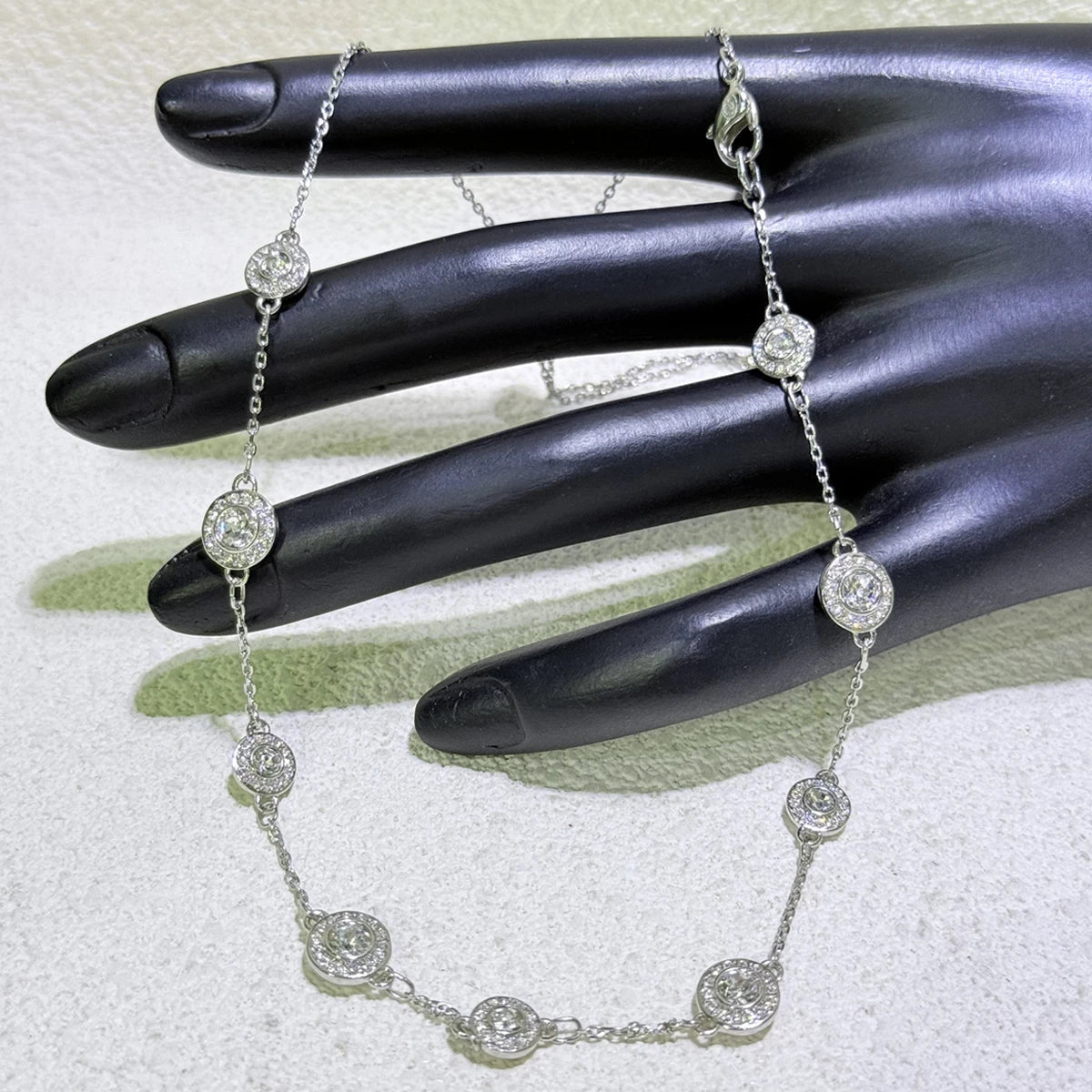 2025 New Fine Jewelry Set Luxury White Gold High Quality Geometric Crystal Luxury Necklace Bracelet Earrings Ring Gift for Women    Home Decor Supply | Online Retail | ShoreShopper.com
