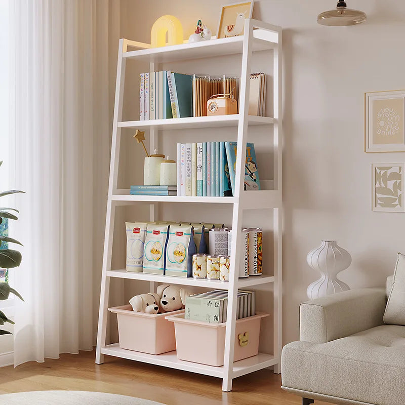 Household Multi-layer Wrought Iron Shelves Ins Wind Simple Floor Storage Display Cabinet Trapezoidal Shelf Bookshelf    Home Decor Supply | Online Retail | ShoreShopper.com