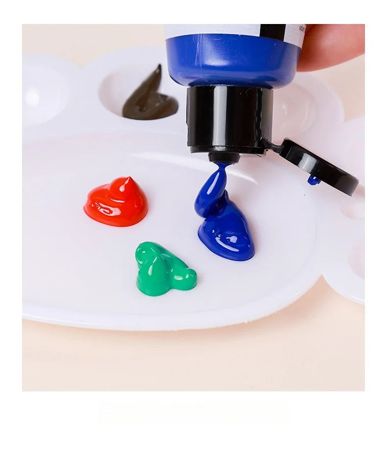 14-color /60ml paint set, beginner's art supplies for painting and doodling, paint palette, brush combination    Home Decor Supply | Online Retail | ShoreShopper.com