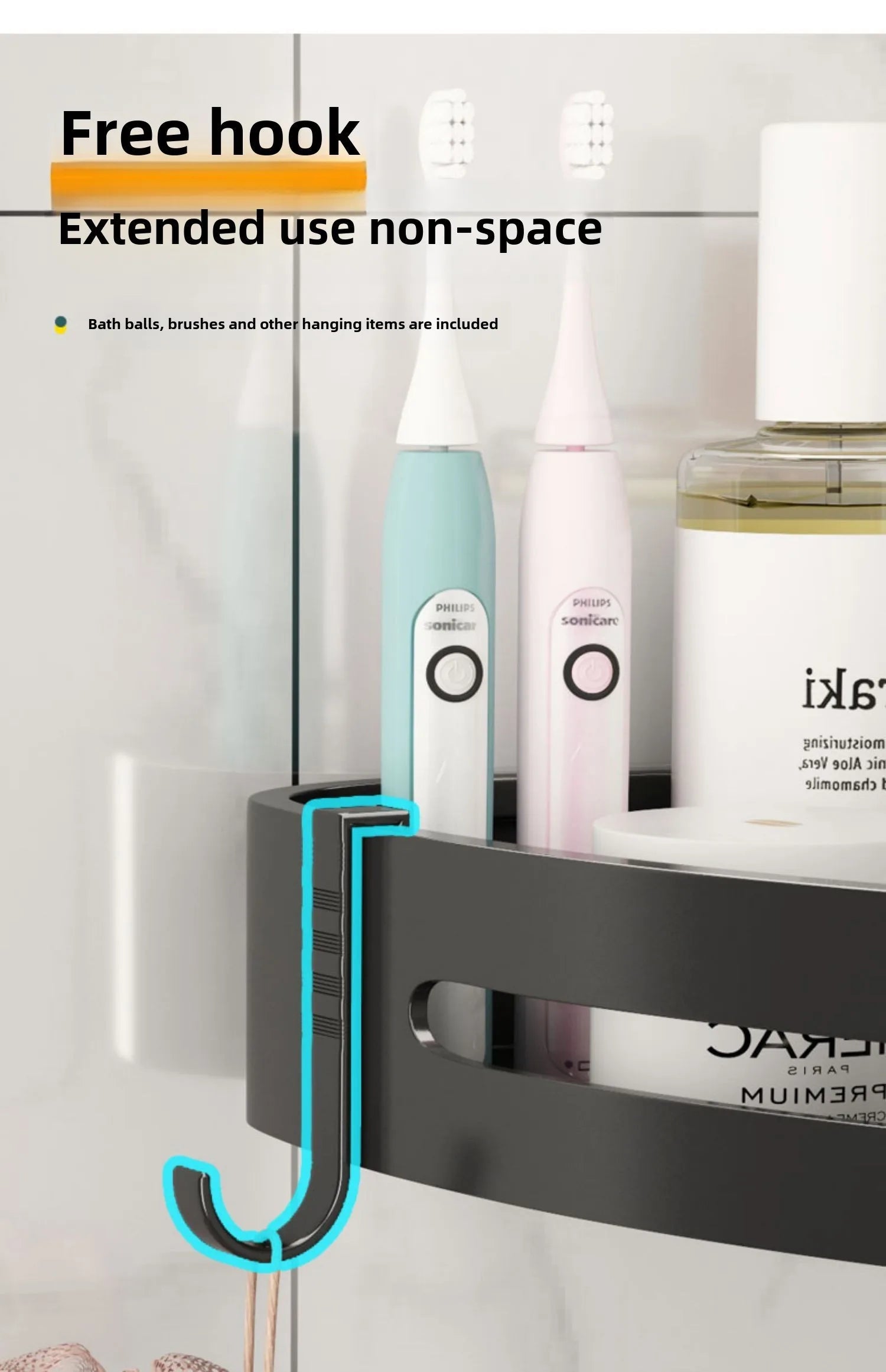 3/2/1 PCS Strong Adhesive No Drill Shower Shelf Storage Upgraded Waterproof Bathroom Organizer Shampoo & Towel Holder Wall Mount    Home Decor Supply | Online Retail | ShoreShopper.com