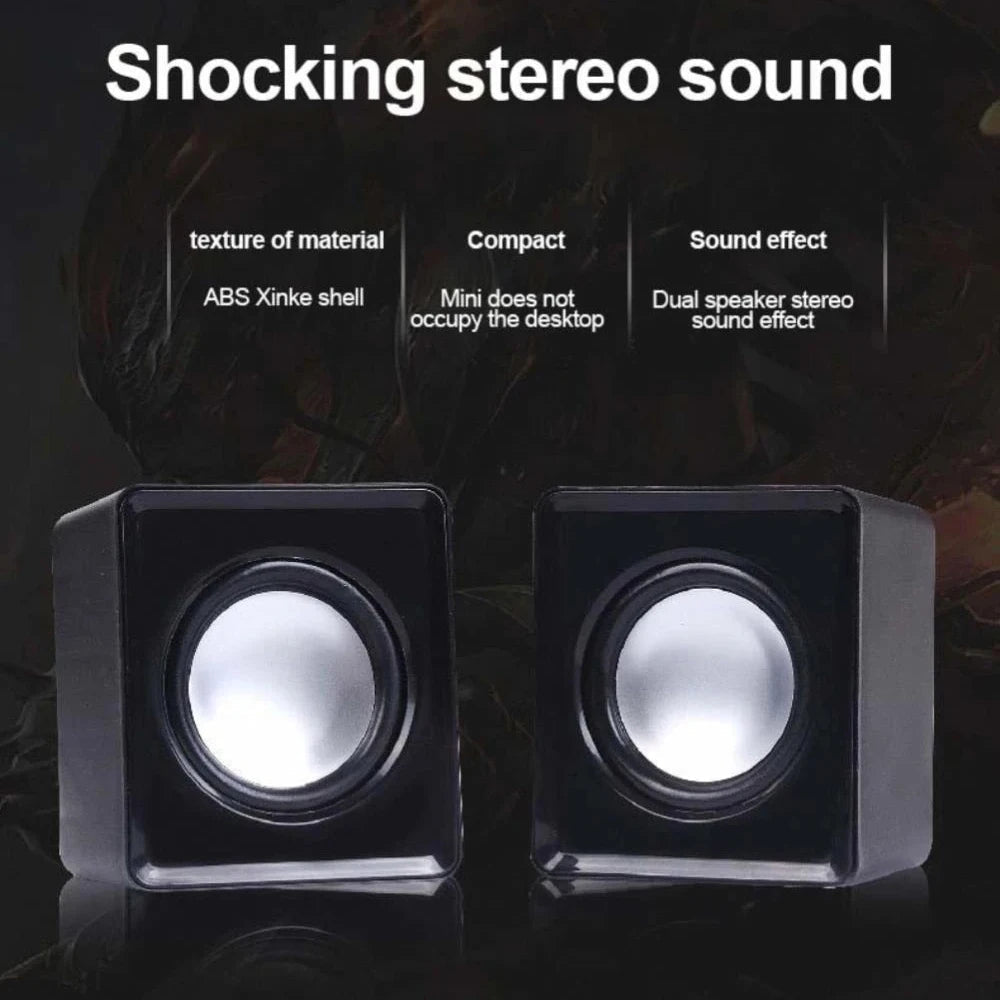 Computer Speaker For PC Laptop Desktop Caixa De Som Sound Box Music Audio System Bocina Column Acoustics Coluna Amplified Unit    Home Decor Supply | Online Retail | ShoreShopper.com