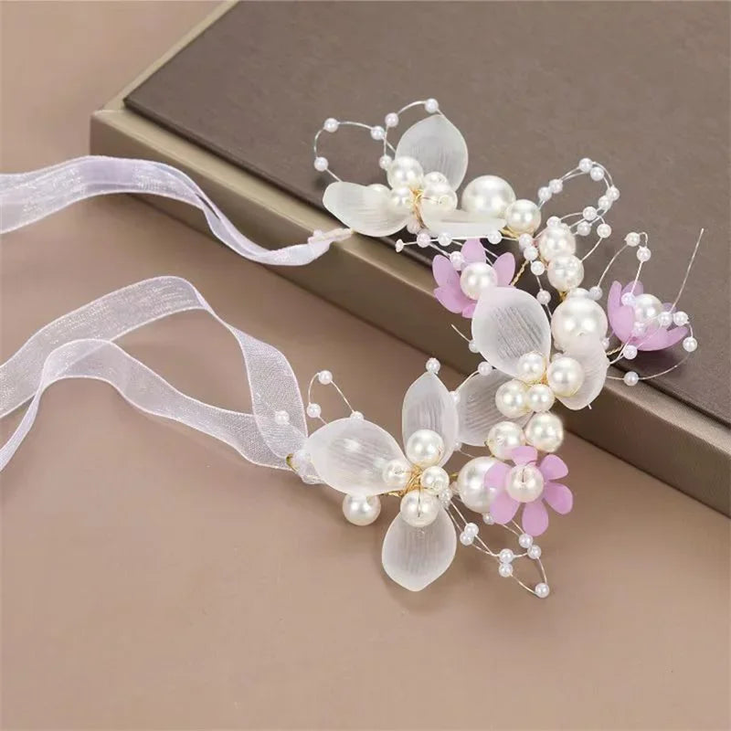 Children's Headwear Elegant Flower Wreath Fairy Crown Headband Princess Children's Hair Birthday Performance Runway Accessories    Your Coastal Marketplace | Shoreshopper.com