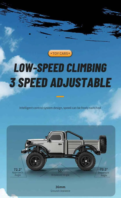 RC Car C8813 Full Proportional Throttle Pickup Truck Model Remote Control Toy 4WD Climbing Off-Road Rc Remote Control Car Gift