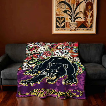 Blanket Super Warm Comfortable Plush Throw E-Ed Blanket Child Home Sofa Fashion H-Hardy-ES Brand Bedroom Gift