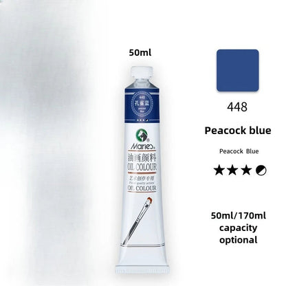 Maries Oil Paint 50ML Oil Painting Art Creation Pigment Large Oil Paint Paint Single Commonly Used 24 Colors    Home Decor Supply | Online Retail | ShoreShopper.com
