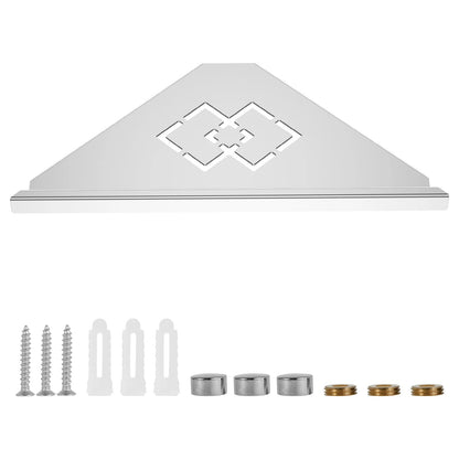 Stainless Steel Bathroom Shelf Shampoo Makeup Shower Storage Shelf Bathroom Wall Mount Corner Organizer Rack    Home Decor Supply | Online Retail | ShoreShopper.com