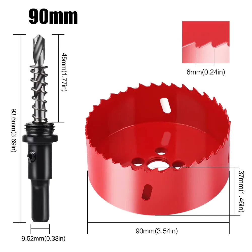 1pc 15-200mm M42 Bi-Metal Hole Saw HSS Drill Bit for Metal Iron Aluminum Stainless Plastic DIY Wood Cutter Tools    Home Decor Supply | Online Retail | ShoreShopper.com