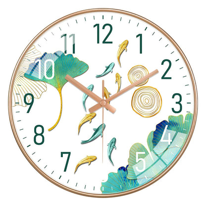 Simple Luxury Quartz Clock Hanging Wall Fish Decoration Modern Style Restaurant Living Room Home Decor Clock 8 10 12 Inche    Home Decor Supply | Online Retail | ShoreShopper.com