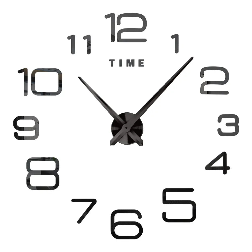 Large Wall Clock Quartz Needle 3D DIY 27" 37" or 47" Wall Clock    Home Decor Supply | Online Retail | ShoreShopper.com
