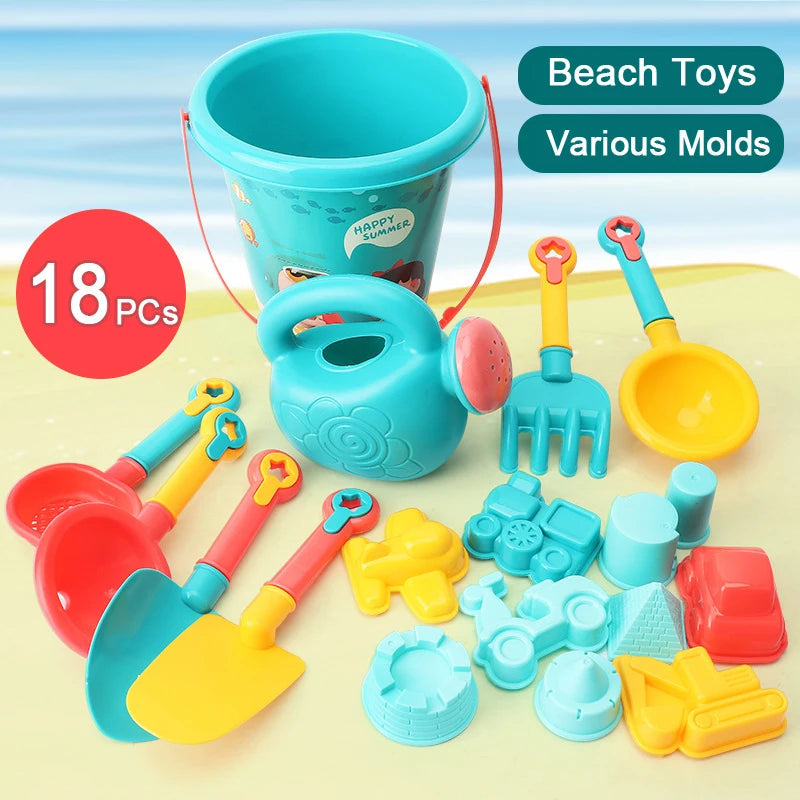Beach Toys for Kids Sand Set Sand Bucket Beach Shovel Toys for Toddlers Summer Beach Game Children Toys Water Play Tools    Your Coastal Marketplace | Shoreshopper.com