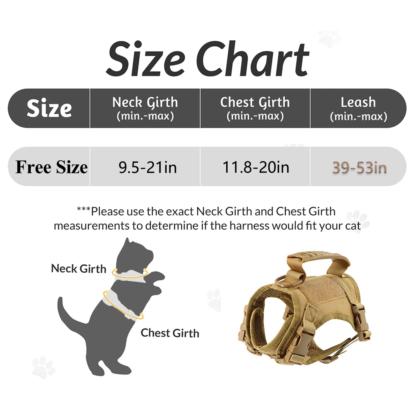 Tactical Cat Harness Adjustable Puppy Vest For Military Small Dogs Harnesses withControl Handle Walking Training Cat Accessories    Home Decor Supply | Online Retail | ShoreShopper.com