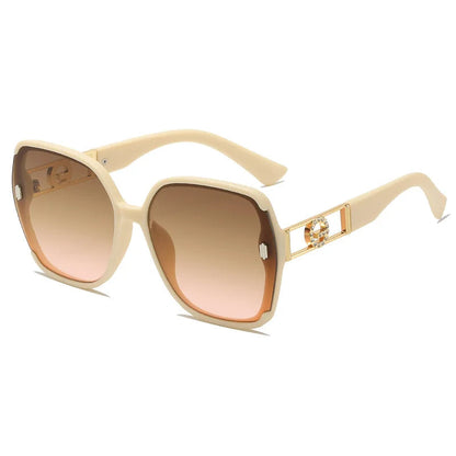 Fashion Square Frame Sunglasses Anti-UV Travel Accessories Popular Sunglasses Beach Eye Protection Shades Glasses Summer Decor    Your Coastal Marketplace | Shoreshopper.com