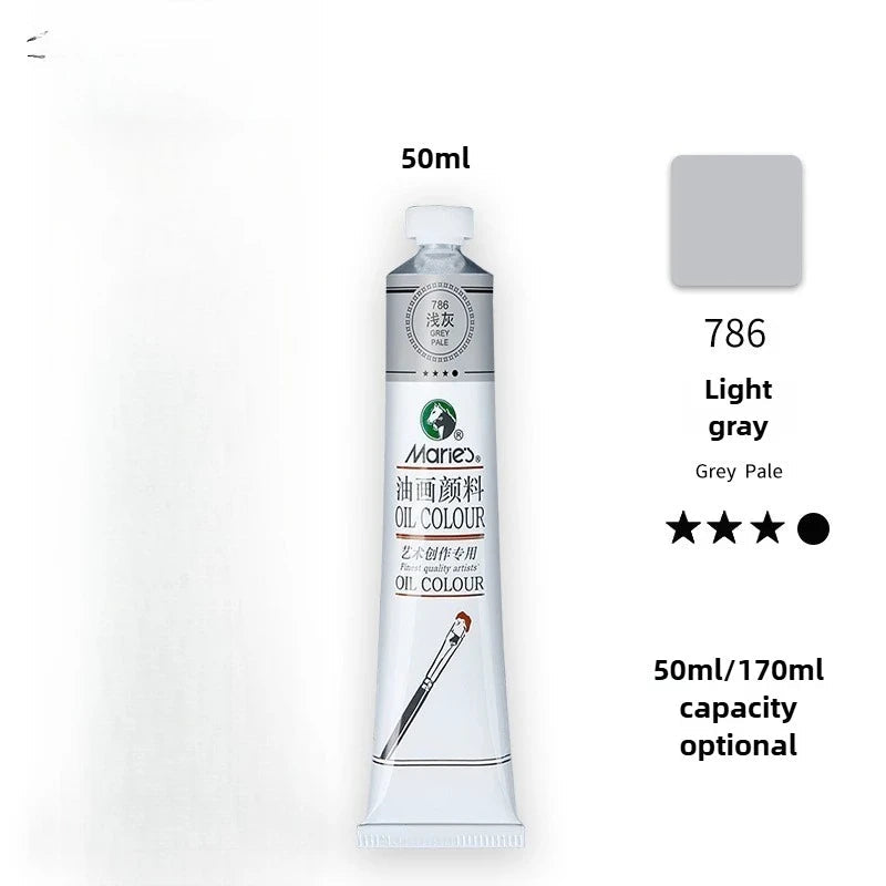 Maries Oil Paint 50ML Oil Painting Art Creation Pigment Large Oil Paint Paint Single Commonly Used 24 Colors    Home Decor Supply | Online Retail | ShoreShopper.com