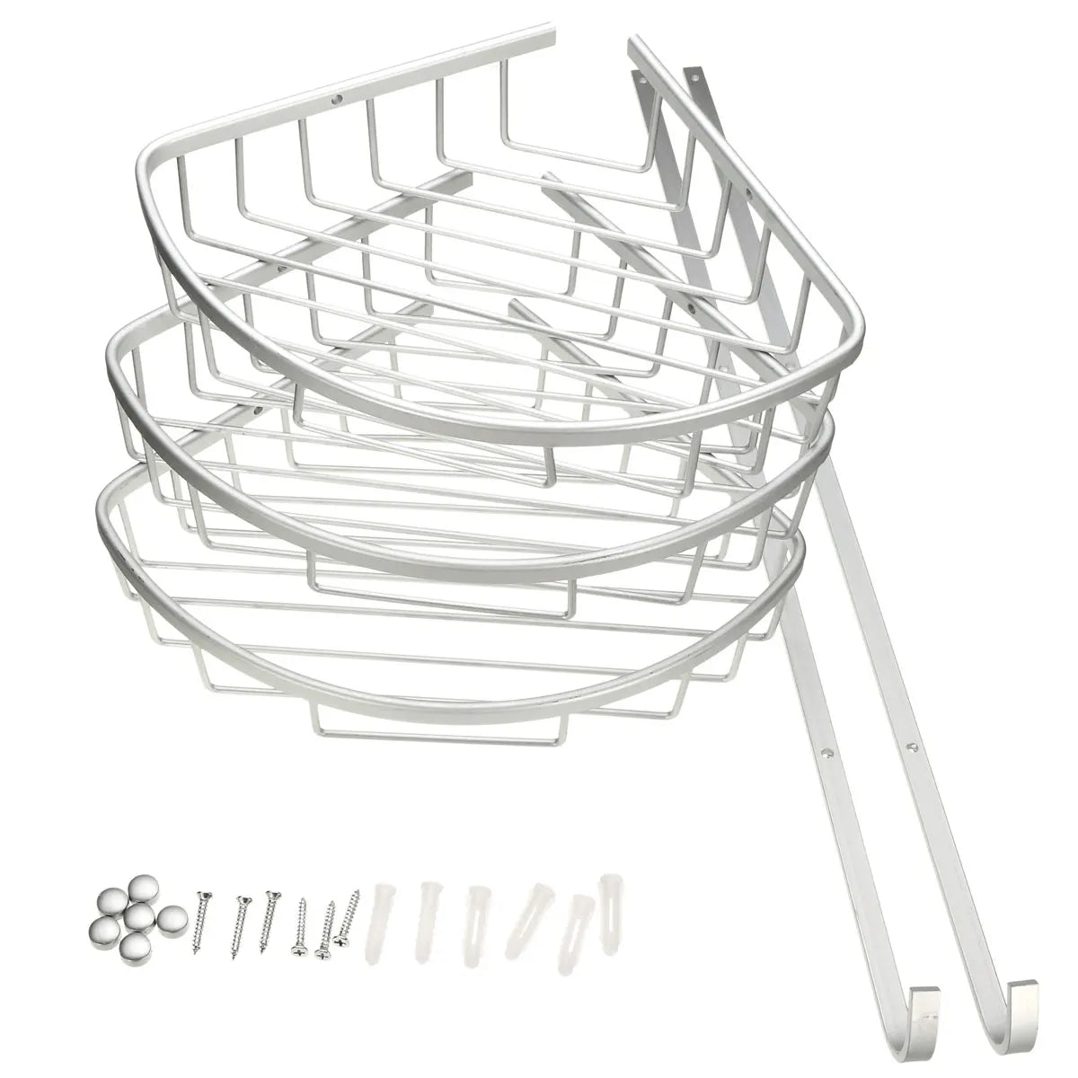 Bathroom Shelves Aluminum Shower Triangular Rack Storage Corner Shelf For Shampoo Soap Cosmetic Basket Holder 2/3 Layer    Home Decor Supply | Online Retail | ShoreShopper.com