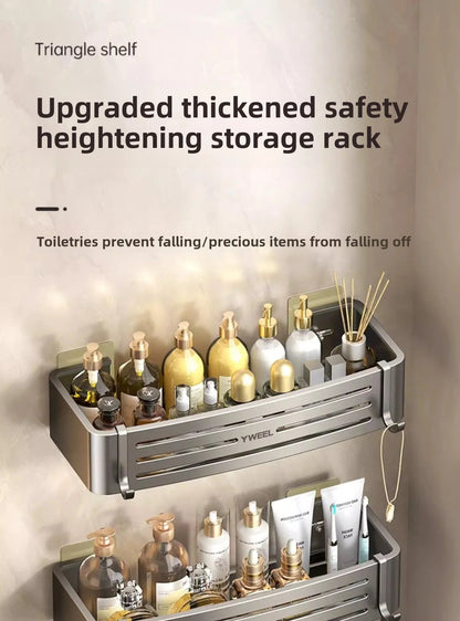 Bathroom storage shelf Bathroom toilet washstand Hand washing bathroom shower gel Wall storage shelf free of holes    Home Decor Supply | Online Retail | ShoreShopper.com