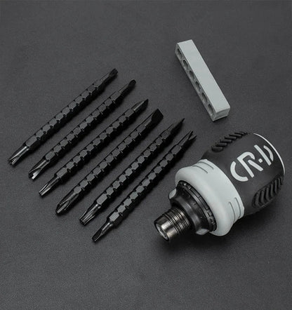 Mini Ratchet Precision Screwdriver Magnetic 13 In 1 Telescopic Labor-Saving Hand Tool Phillips Slotted Dual-purpose Head    Home Decor Supply | Online Retail | ShoreShopper.com