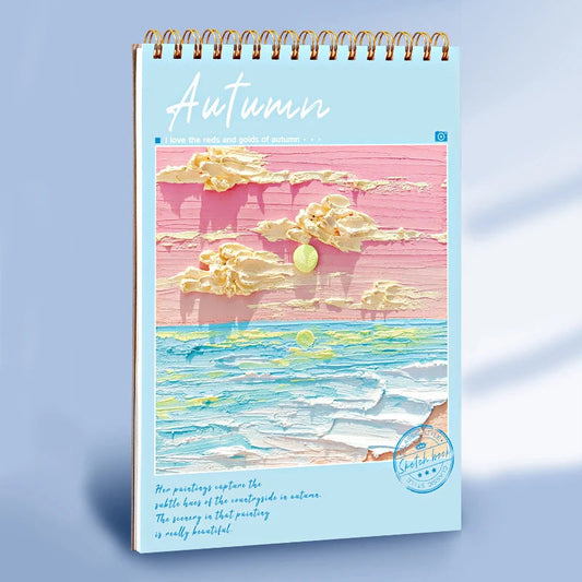 A4 Sketchbook 160 GSM 60 Sheets Drawing Paper Art Book for Artist Watercolor Oil Painting Stationery Students School Supplies    Home Decor Supply | Online Retail | ShoreShopper.com