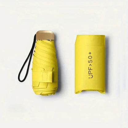 Ultra-Light UV Protection Umbrella - Compact, Foldable Design with Stainless Steel Handle for Sun & Rain, Durable 190T Canopy    Your Coastal Marketplace | Shoreshopper.com