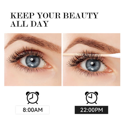 Black Waterproof Mascara Lengthening Eyelash Extension Eye Lashes Brush Beauty Curling Mascara Korean Cosmetics Long-wearing - ShoreCo.Shop