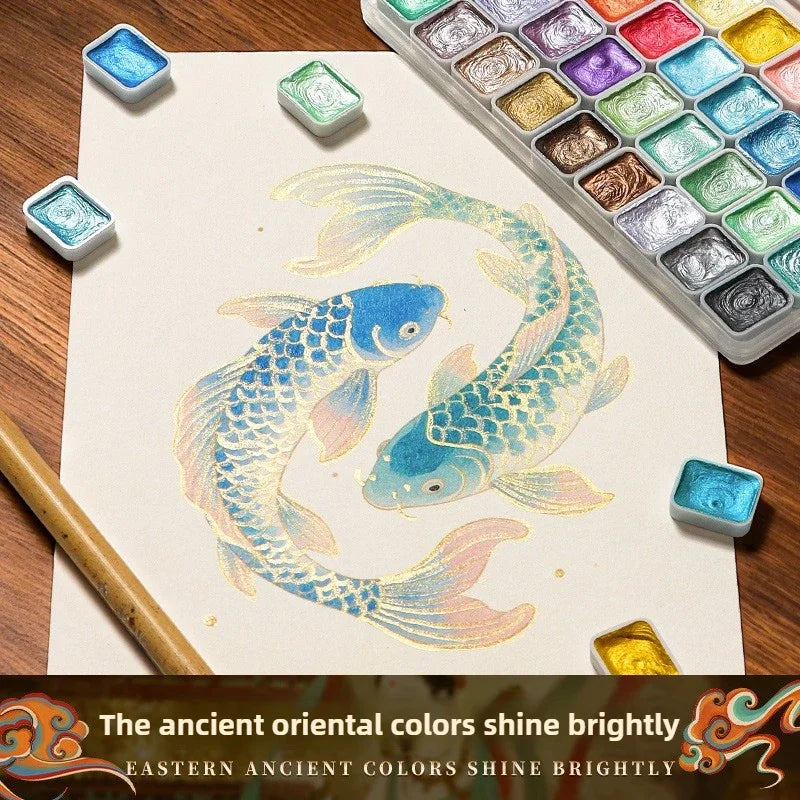 12/98/150/180 Colors Pearl Solid Water Color Paint Set Portable Professional Watercolor Painting School Art Supplies Stationery    Home Decor Supply | Online Retail | ShoreShopper.com