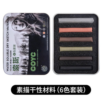 4 Pcs/box Sketch Charcoal Water-soluble Sketching Dry Materials Charcoal Brushes Charcoal Strips Art Painting Supplies    Home Decor Supply | Online Retail | ShoreShopper.com