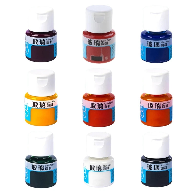 Stain Glass Paint,Non-Toxic Window Paint,Permanent Glass Paint,Stained Glass Art Paint,Glass Painting for Window Gallery    Home Decor Supply | Online Retail | ShoreShopper.com
