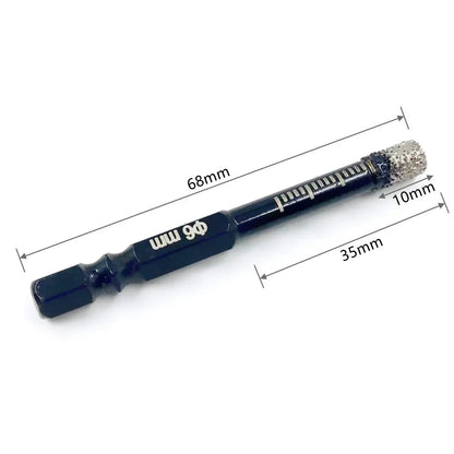 5-16mm Hexagonal Shank Brazed Dry Ceramic Tile Drill Bit Marble Granite Vitrified Tile Hole Opener Diamond Drill Bit Hole Saw    Home Decor Supply | Online Retail | ShoreShopper.com