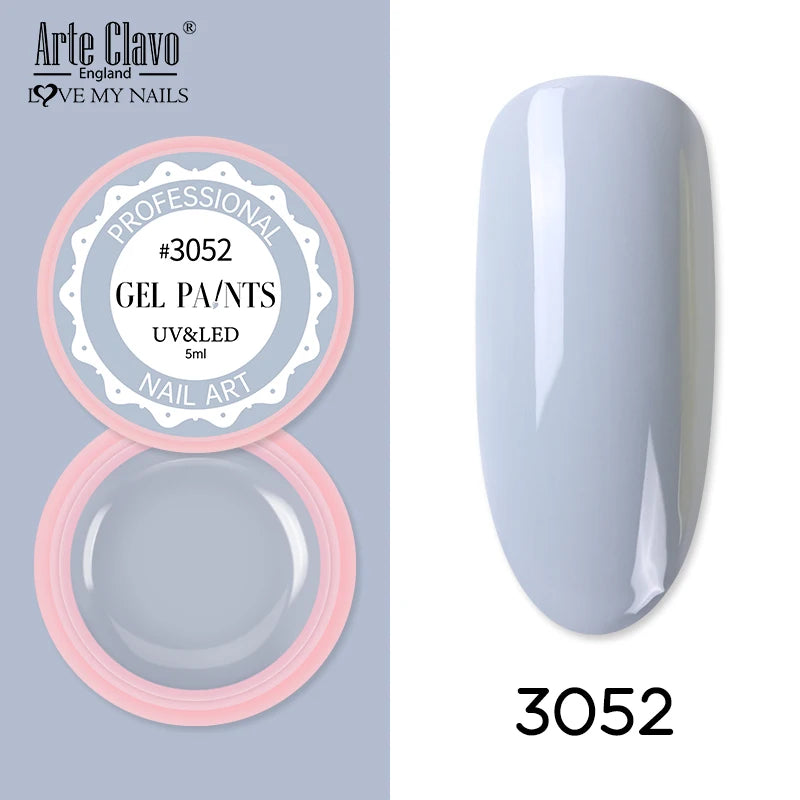 Arte Clavo Painting Gel 72 Colors 5ml Professional Nail Paint Color Gel Polish For Nail Art UV Gel Lacquer Gel Top Coat Manicure    Home Decor Supply | Online Retail | ShoreShopper.com