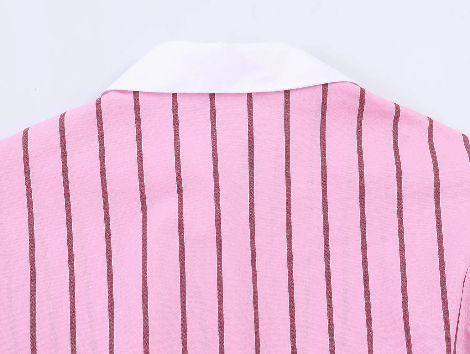 HH Women Spring Casual Shirt Pink Striped Lapel Long Sleeve Single Breasted Fashion Female Elegant Loose Versatile Blouse Mujer    Your Coastal Marketplace | Shoreshopper.com