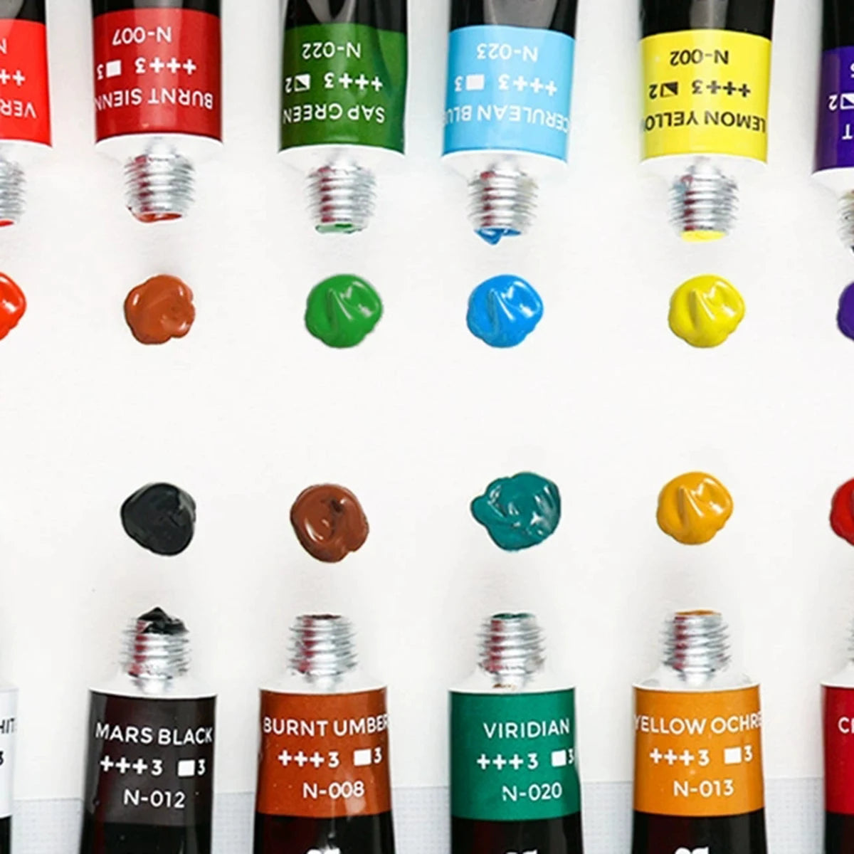 Acrylic Paint Set 12/24/30 Colours 12ml, Perfect for Canvas, Wood, Fabric, Leather, Cardboard, Paper, MDF And Crafts    Home Decor Supply | Online Retail | ShoreShopper.com