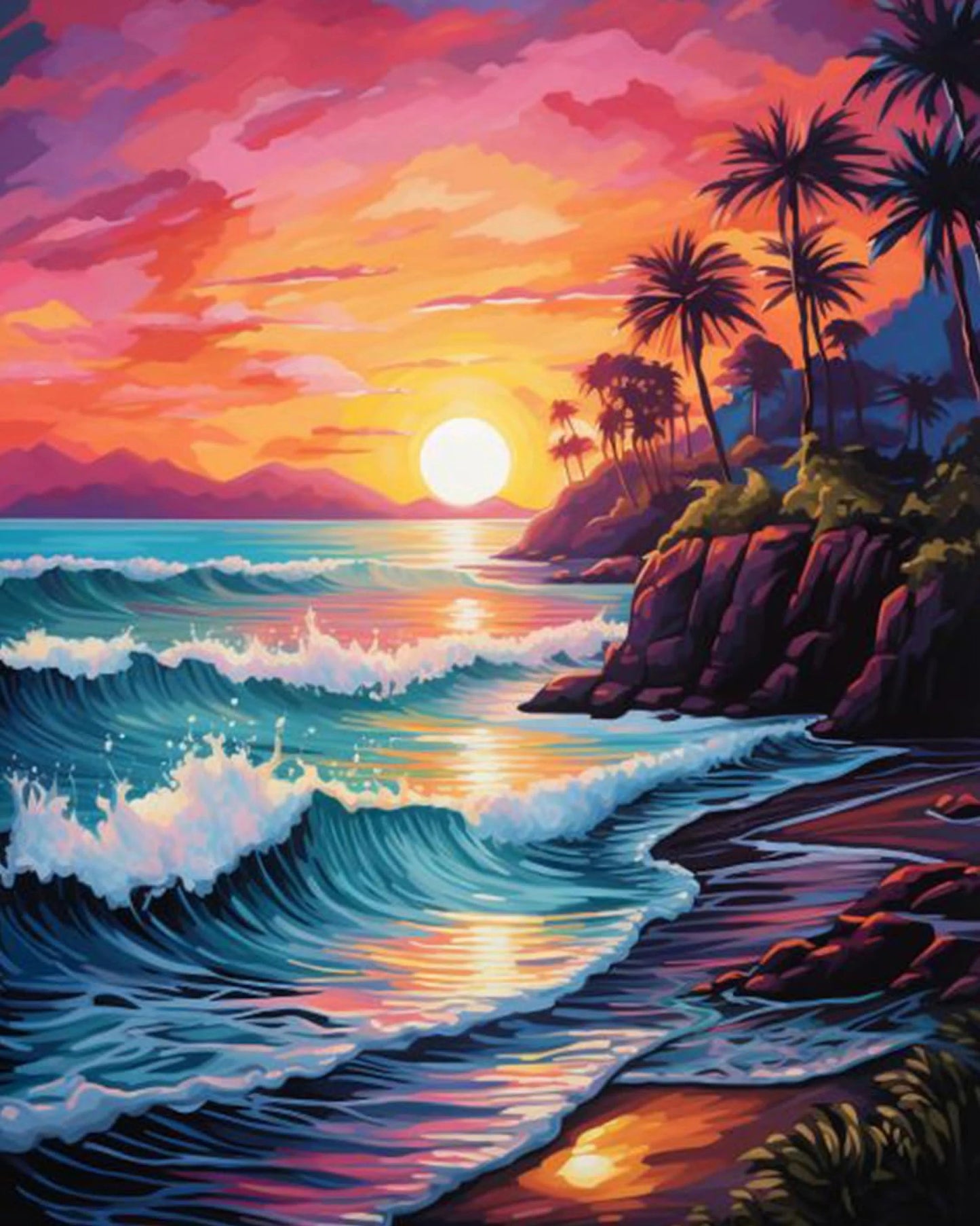 Paint by Numbers Kit for Adults，children，Beginner to Advanced NumberOil Paintin ，Home Decor ，DIY Art Scenery Oil Paintin 40X50C    Home Decor Supply | Online Retail | ShoreShopper.com