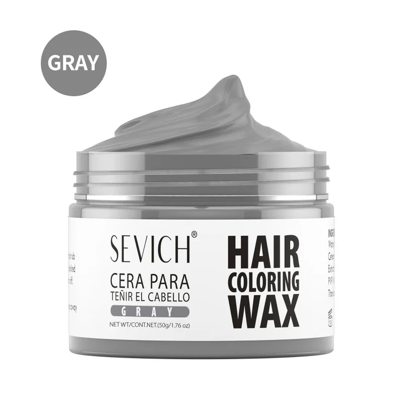 SEVICH Hair Colour Wax Temporary DIY Hair Coloring Wax One-Time Long Lasting Hair Dye Mud Cream Christmas Hair Styling Products - ShoreCo.Shop