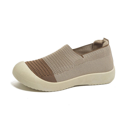 Women's shoes Women's Retro Dual-tone Slip-on Shoes Breathable Soft Sole for Comfort Summer Fashion Footwear Versatile Colorways    Your Coastal Marketplace | Shoreshopper.com