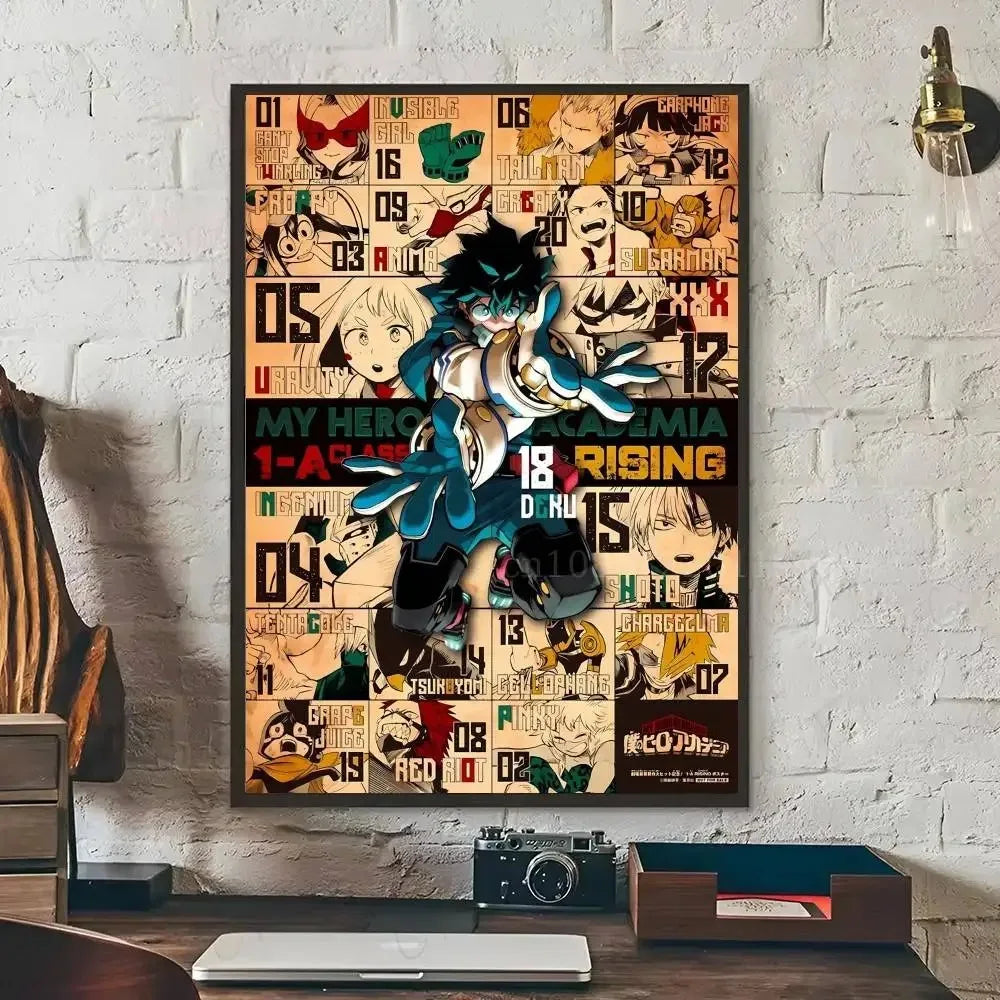 Painting By Numbers for Adult  Classic Anime My Hero Academia Paint By Number Home Decor    Home Decor Supply | Online Retail | ShoreShopper.com