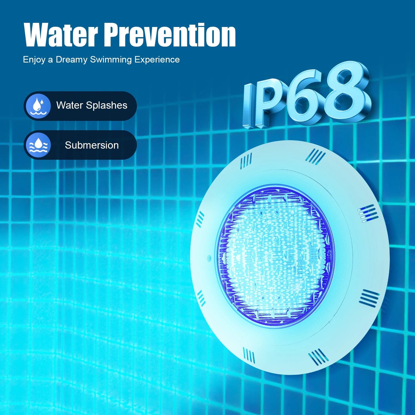 Underwater Light RGB Swimming Lamp IP68 Waterproof ABS 36W  Fountain Lighting 7 Color Changing    Home Decor Supply | Online Retail | ShoreShopper.com