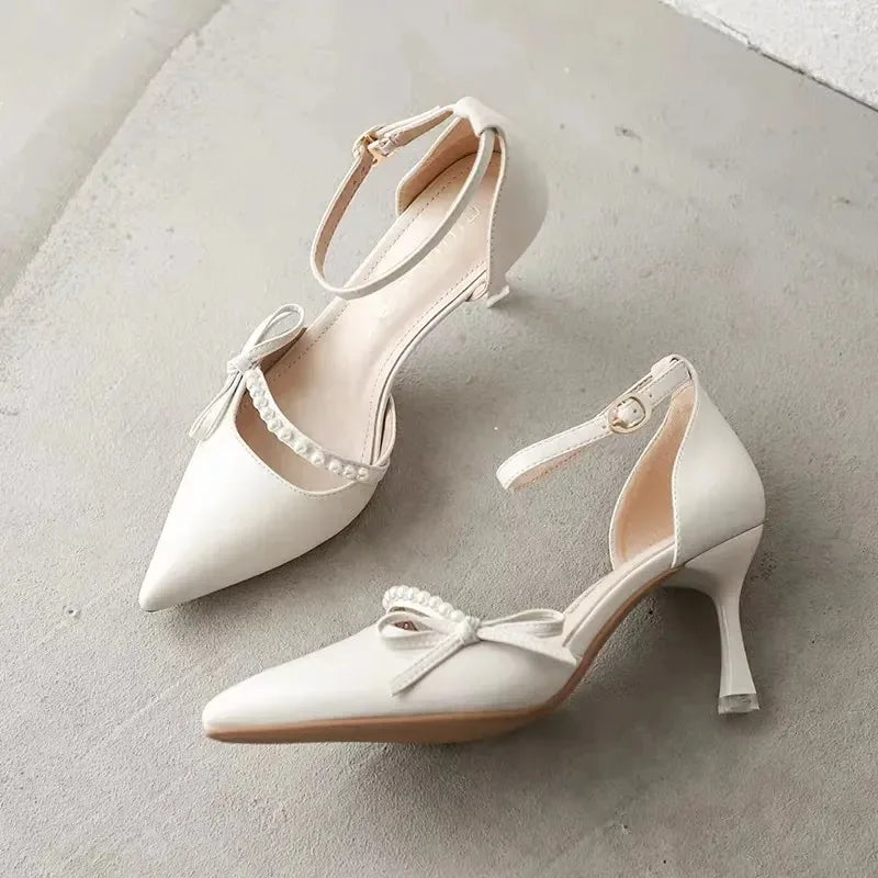 2026 New Women Shoes Fashion Pointed Tip High Heeled Sandals for Woman Elegant French Casual Shoe Designer Shoes Sandalias Mujer    Your Coastal Marketplace | Shoreshopper.com