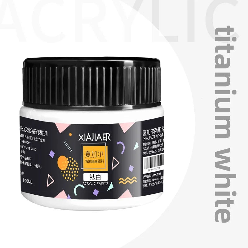 Acrylic paint 100ml hand-painted wall painting Graffiti Stone T-shirt tinned paint Studio multi-color acrylic paint    Home Decor Supply | Online Retail | ShoreShopper.com