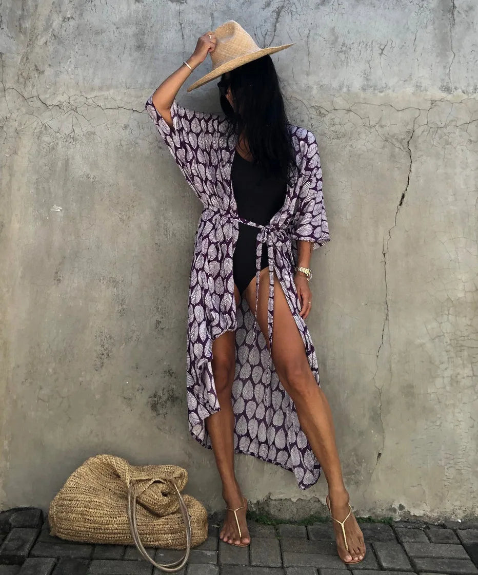 Beach Dress Tunic Cover up Embroidery Kaftan Saida de Praia Women Bikini Cover-up Pareo Sarong Beachwear    Your Coastal Marketplace | Shoreshopper.com