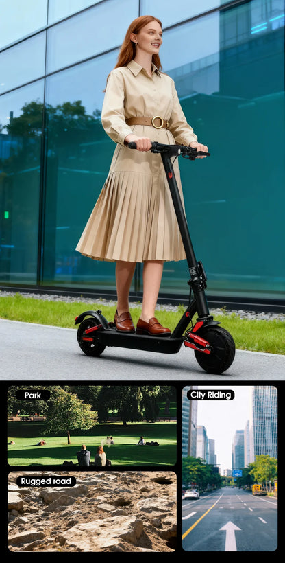 HUANCI D06 500W e scooter Electric Scooters 32km/h escooters Escooter scooter electric for adults eScooter Dual Shock Absorbers - ShoreCo.Shop