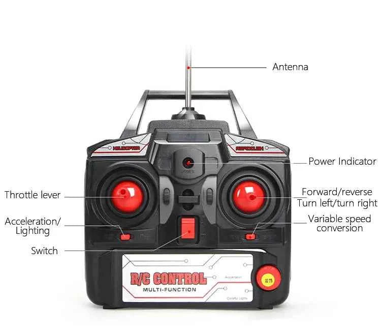 RC Helicopter Durable Charging UAV Model Toy Fall-resistant Remote Control UAV Outdoor Aircraft Children's Birthday