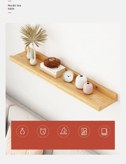 Wooden Floating Shelf Wall Mounted U-shaped Shelf Display Stand For Living Room Bathroom Kitchen Organizer Storage Rack    Home Decor Supply | Online Retail | ShoreShopper.com
