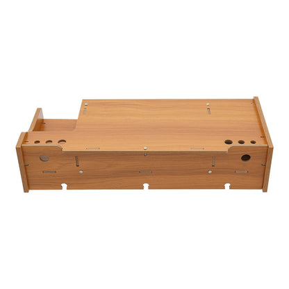 Wooden Desk Organizer W/ Drawer File Storage Desk Monitor Riser Computer Stand    Home Decor Supply | Online Retail | ShoreShopper.com