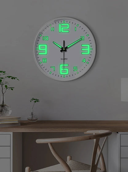 Glow In The Dark Luminous Numbered Round Clock    Home Decor Supply | Online Retail | ShoreShopper.com