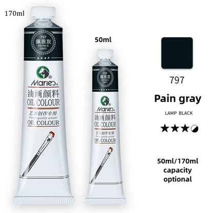 Marie's Oil Paint 170ML Oil Painting Art Creation Pigment Large Oil Paint Paint Single Commonly Used 24 Colors    Home Decor Supply | Online Retail | ShoreShopper.com