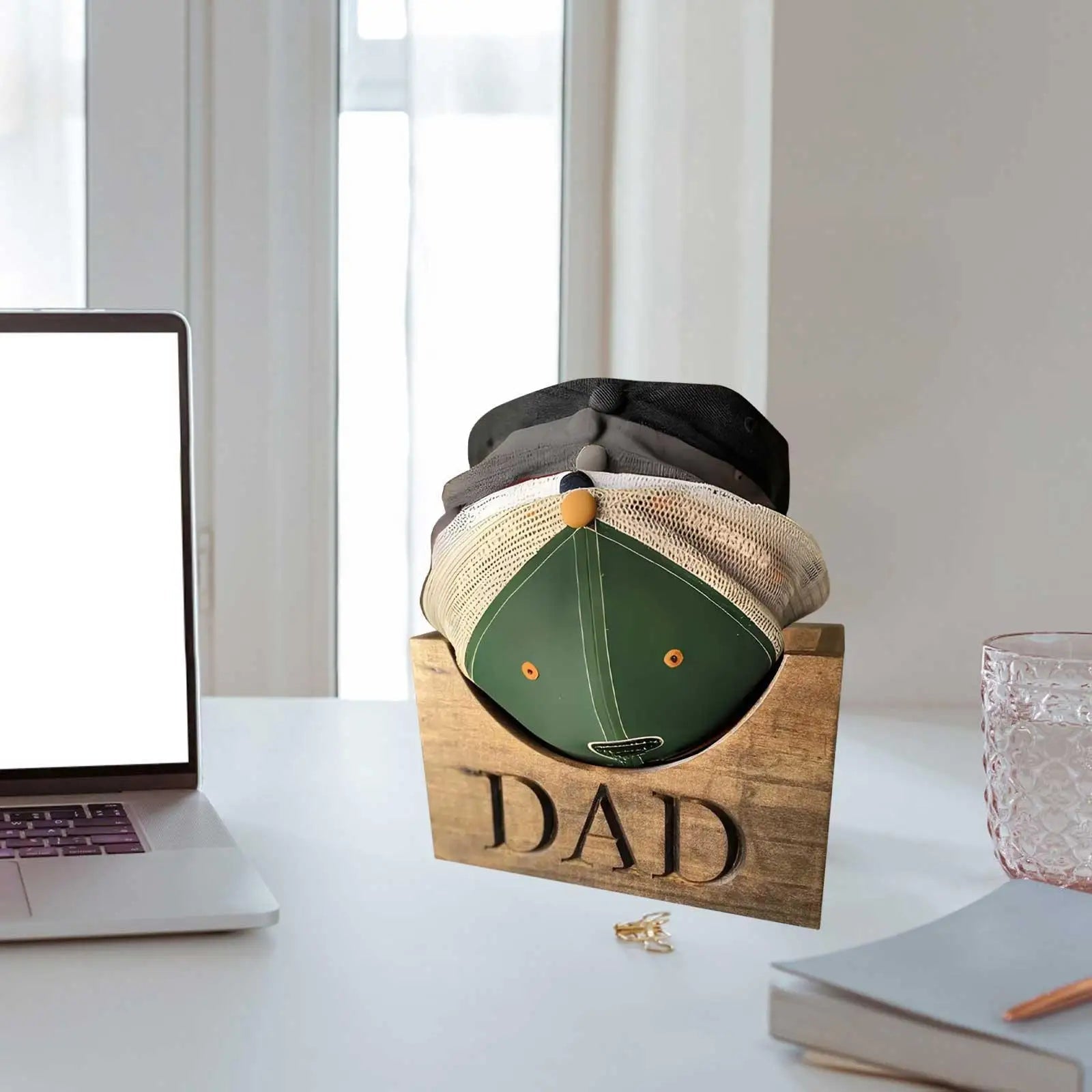 Father's Day hat stand Baseball hat stand storage stand A gift for dad Wood crafts    Your Coastal Marketplace | Shoreshopper.com