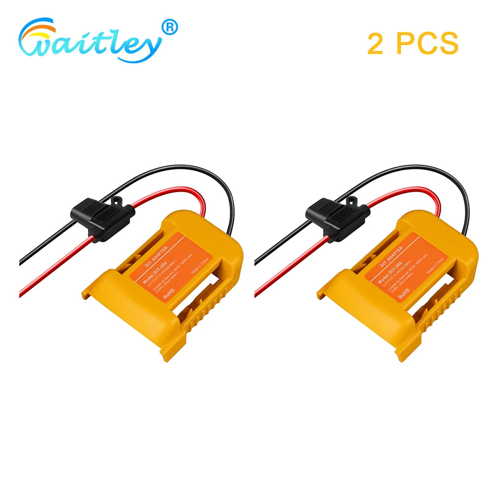 External Battery Adapter Converter for DEWALT 18V/20V/54V Battery DIY Power Tool box mod Plug accessories kit electric extension - ShoreCo.Shop